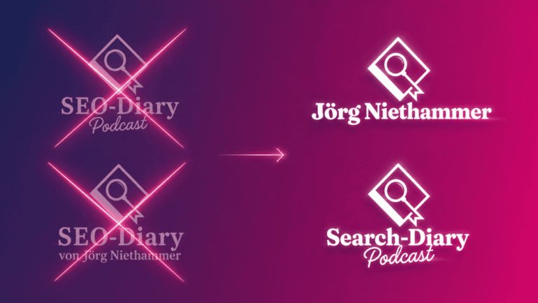 Rebranding vom SEO-Diary zu Search-Diary und Jörg Niethammer