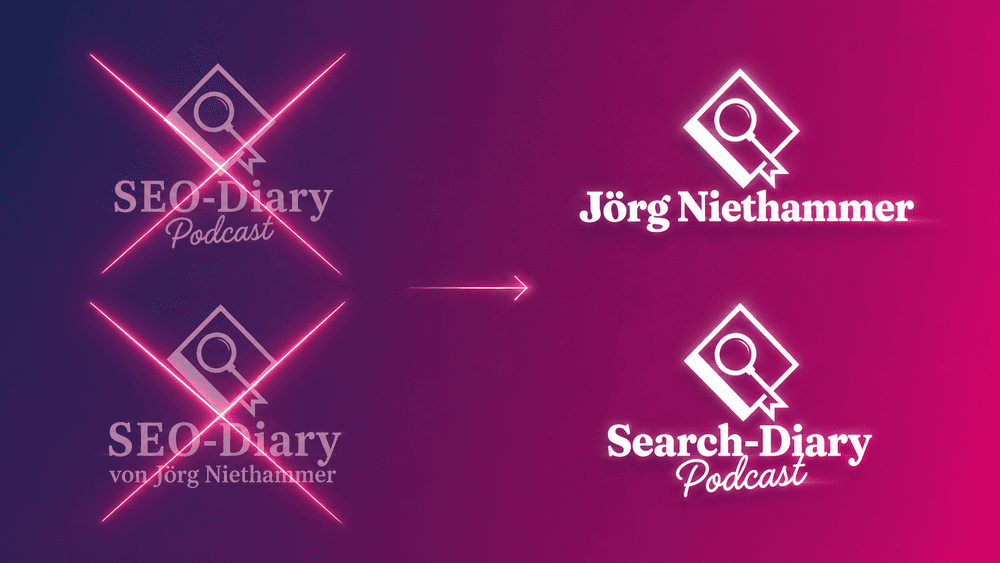 Rebranding vom SEO-Diary zu Search-Diary und Jörg Niethammer