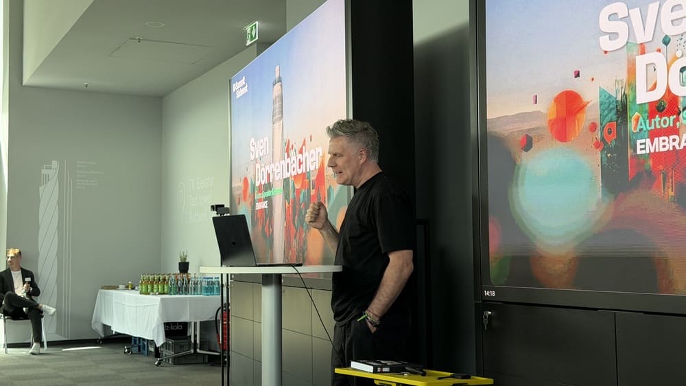 Sven Dörrenbächer beim KI-Summit Südwest